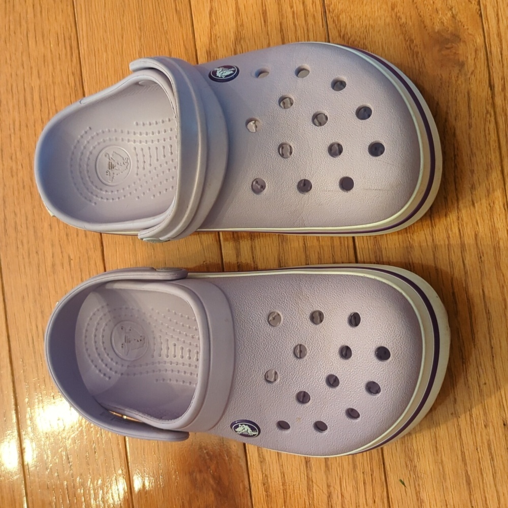 Lavender Crocband Clogs- Size 4